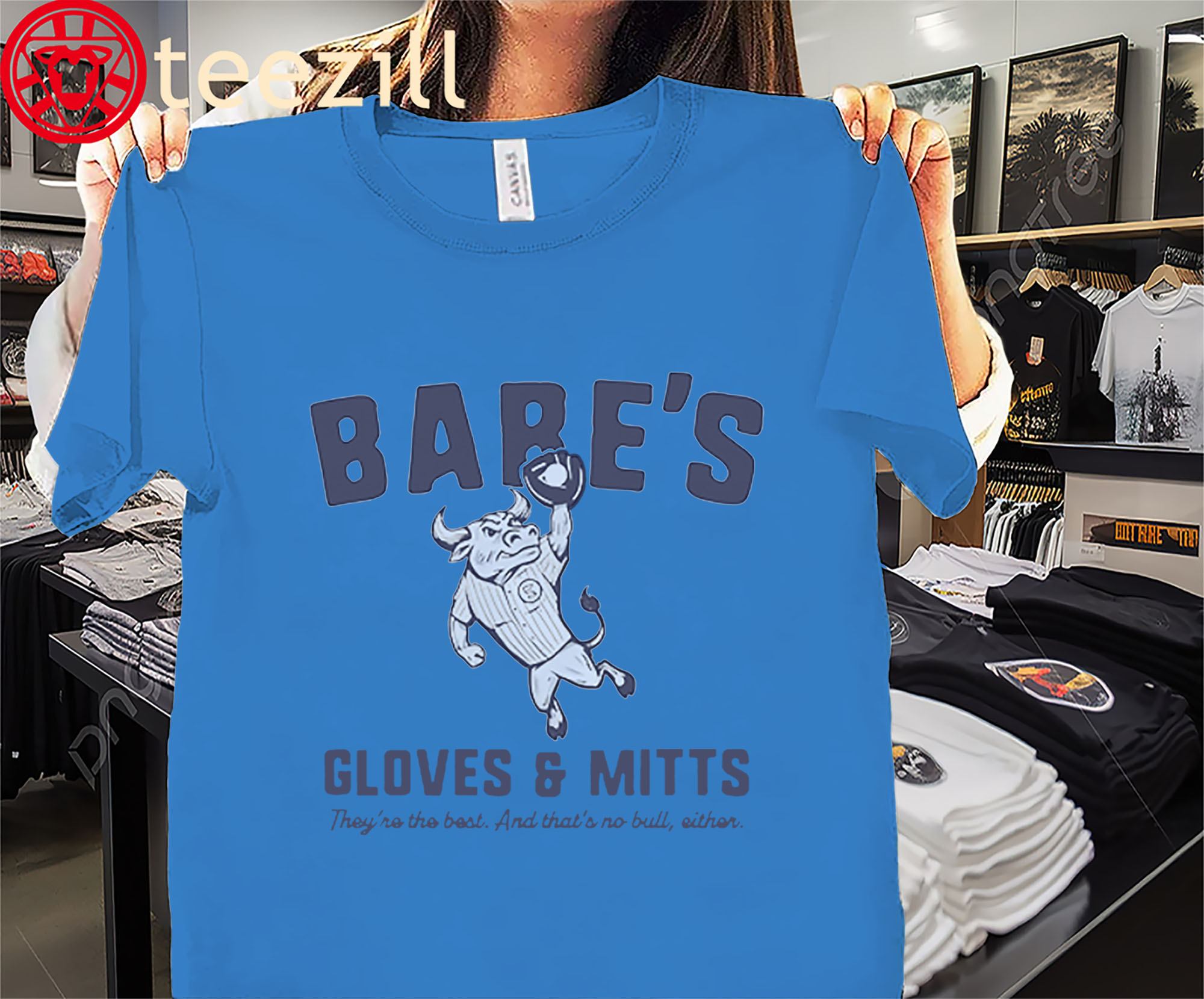 Babe’s Gloves And Mitts Buffalo Bulls Football Tee Shirt
