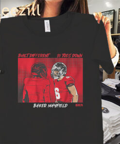 Baker Mayfield- Built Different Tampa Bay Football Tee Shirt
