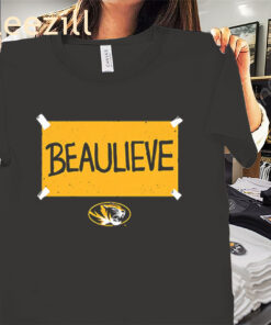 Beau Pribula Believe Shirt- Mizzou Football- Missouri Tigers Football Tees
