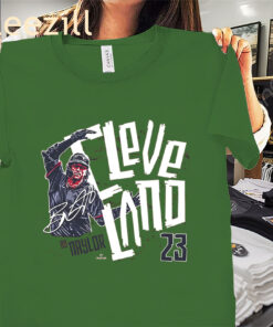 Bo Naylor For the C MLBPA Tee- Cleveland Baseball Shirts