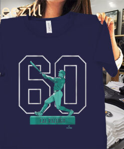 Cal Raleigh Historic Home Run Season Shirt – Seattle Baseball Slugger Tee