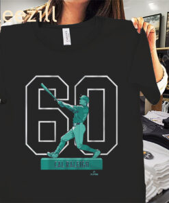 Cal Raleigh Historic Home Run Season Shirt – Seattle Baseball Slugger Tees