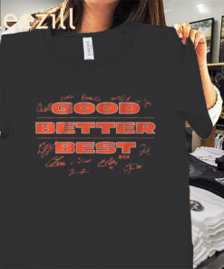Chicago Football: Good Better Best Shirt Motivational Team Tee
