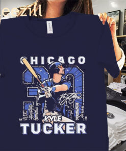 Chicago Kyle Tucker Batting Skyline Signature Shirt