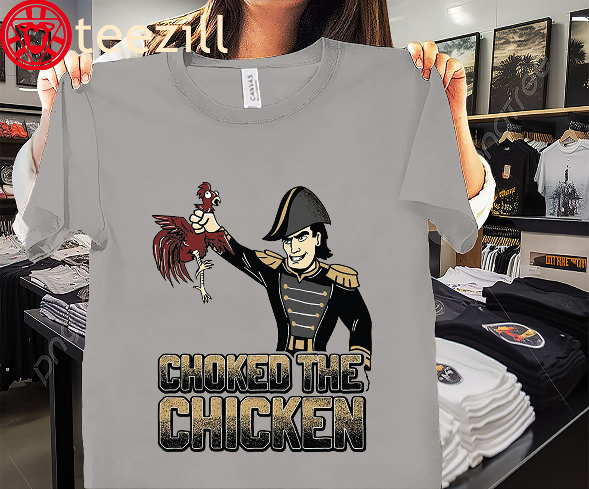 Choked the Chicken Tee T-Shirts