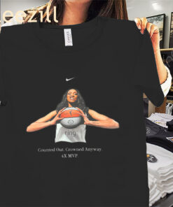 Counted Out Crowned Anyway 4X Mvp A'ja Wilson Shirt
