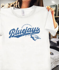 EST 1878 Logo Bluejays Script Creighton University Shirt