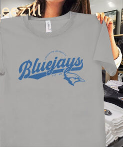 EST 1878 Logo Bluejays Script Creighton University Shirts