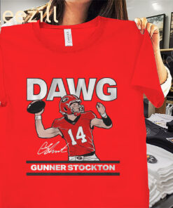 Georgia Football- Gunner Stockton Is A Dawg Shirt- UGA QB Tee
