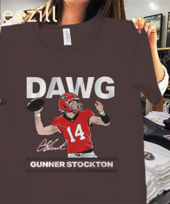 Georgia Football- Gunner Stockton Is A Dawg Shirt- UGA QB Tees