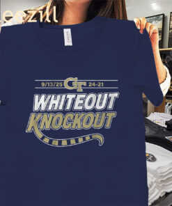 Georgia Tech Whiteout Knockout Shirt