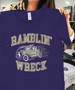 Georgia Tech Yellow Jackets Ramblin’ Wreck Shirt – Official GT Unisex