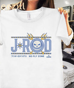 J-Rod- No Fly Zone T-Shirt- Julio Rodríguez Pirate King Outfield