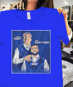 Jaxson Dart & Cam Skattebo “Family Portrait” Shirt – New York Football Tee