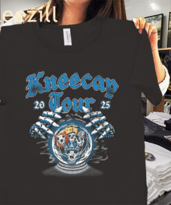 Kneecap Tour 2025 Merch Black Tee Shirt