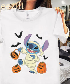 Lilo & Stitch Halloween 2025 Mummy Costume Shirt