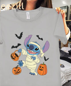 Lilo & Stitch Halloween 2025 Mummy Costume Shirt Unisex