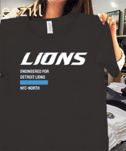 Lions Engineered For Detroit Lions Shirt NFC Norths