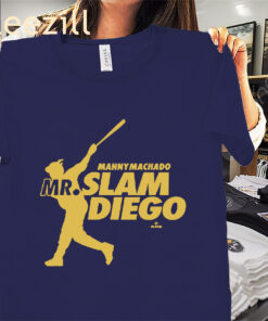 Manny Machado San Diego Mr. Slam Diego Baseball Shirt Classic