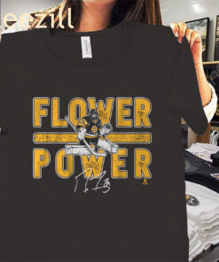 Marc-André Fleury- Flower Power Pittsburgh Shirt- Penguins Goalie Legend Tee