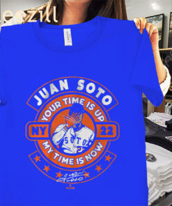 Juan Soto: My Time is Now Shirt- New York Baseball- Juan Soto Legend Tee