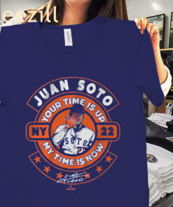 My Time is Now Shirt- New York Baseball - Juan Soto Legend Tee Shirt