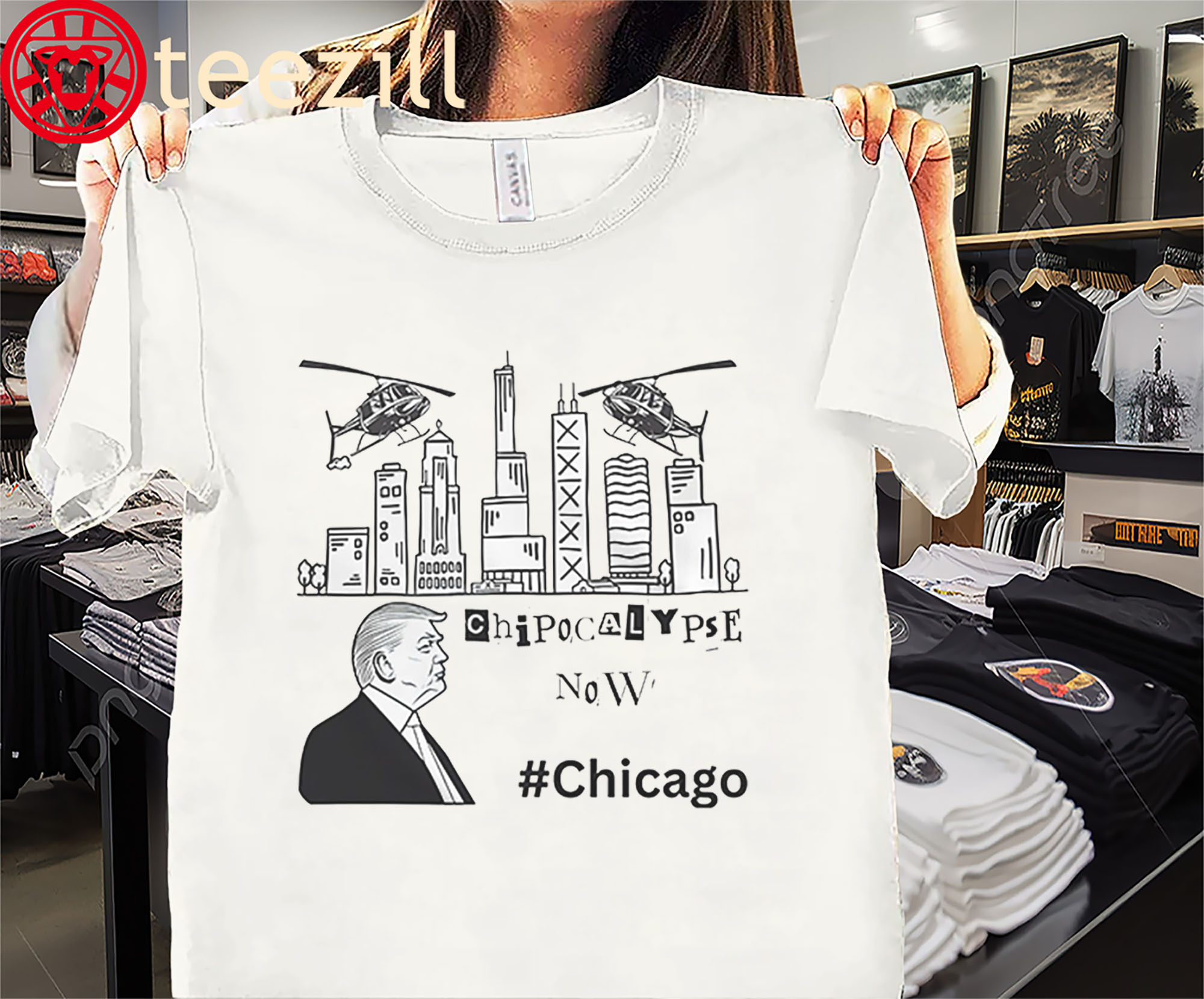 New Chipocalypse Now Chicago Department of War Trump Shirt