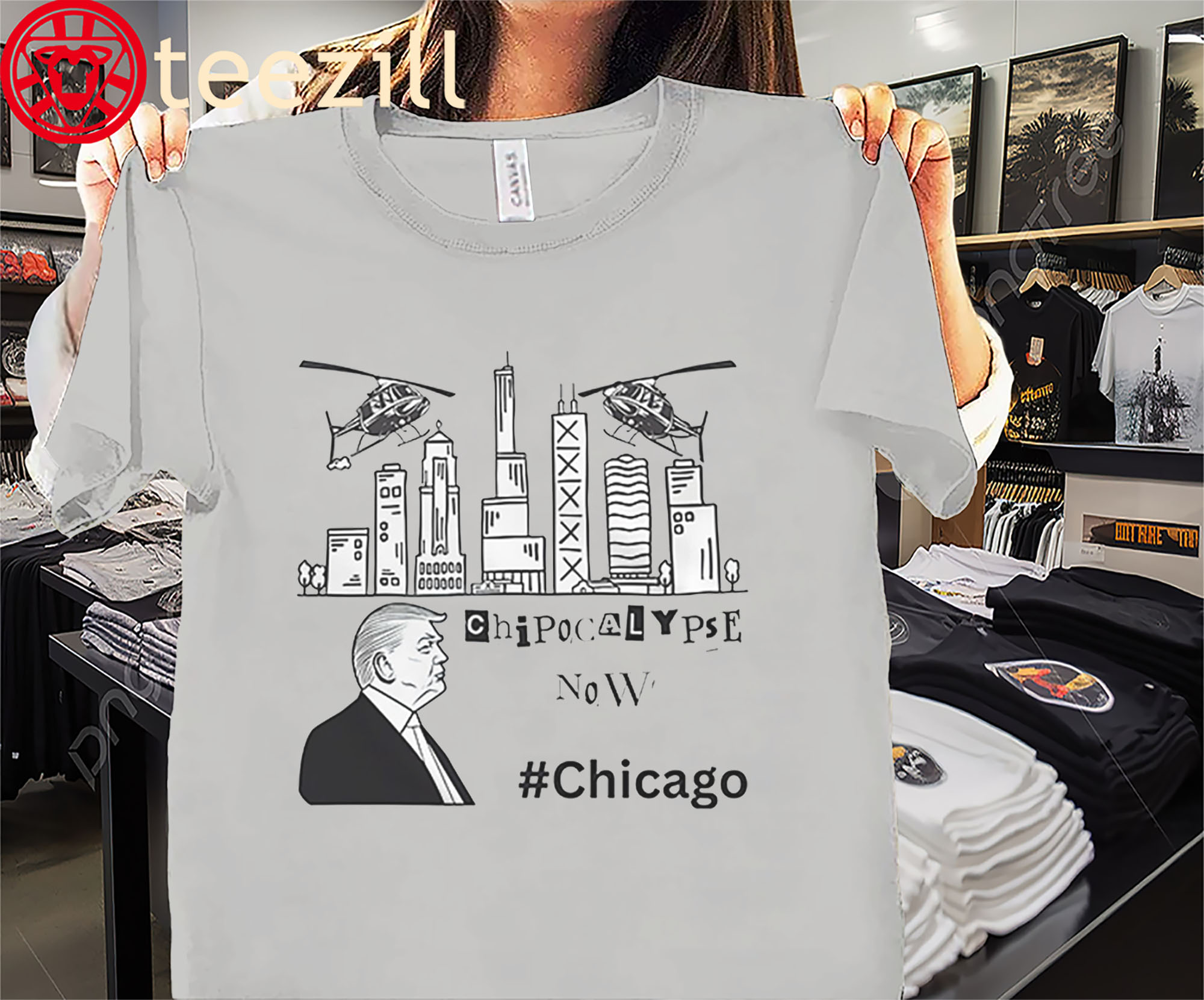 New Chipocalypse Now Chicago Department of War Trump Shirts
