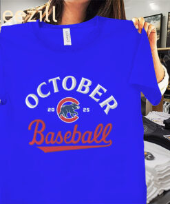 Official Limited Chicago Cubs October Baseball Shirt