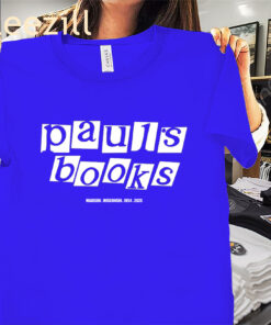 Official Paul's Books Madison Wiscosin 1954 - 2025 Shirts