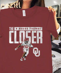 Oklahoma Football R Mason Thomas Shirt- The Closer Sooners Tee