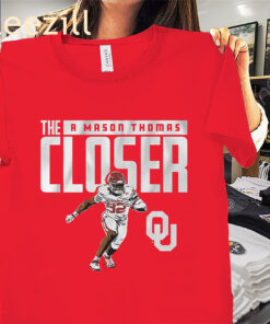 Oklahoma Football R Mason Thomas Shirt- The Closer Sooners Tees