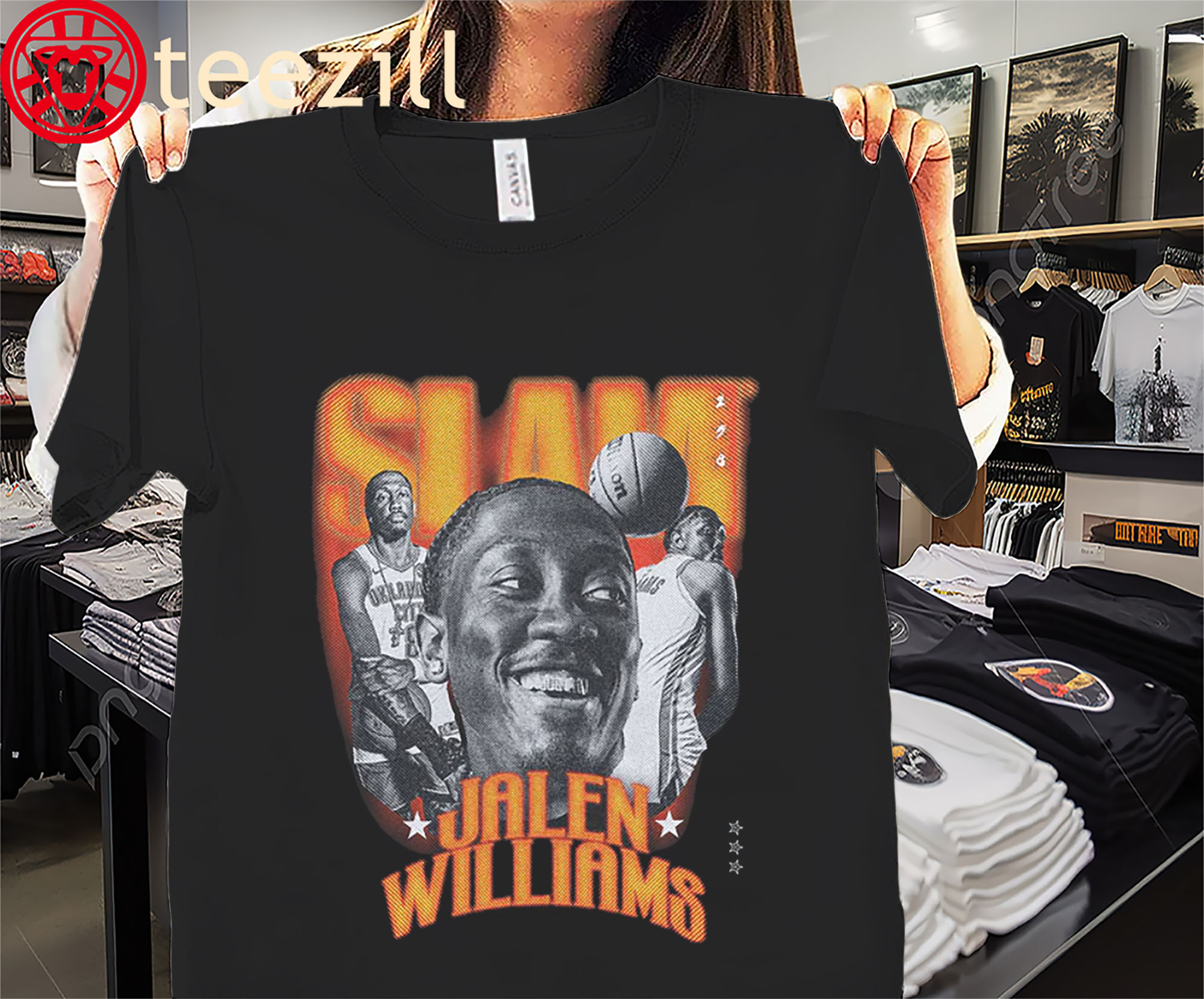 Posters Jalen Williams Remix Slam Cover Shirts