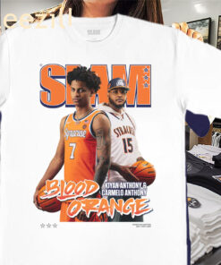 Posters Kiyan And Carmelo Anthony Slam Cover 258 Shirt