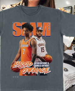 Posters Kiyan And Carmelo Anthony Slam Cover 258 Shirt Unisex