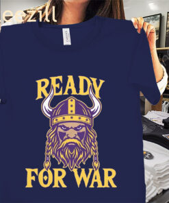 Ready For War Shirt Minnesota Vikings Vintage 1MK Shirt