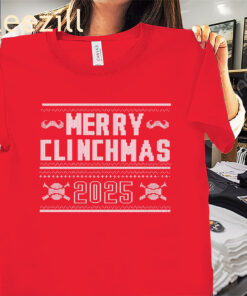 Reds Cincinnati Merry Clinchmas 2025 Baseball Shirt