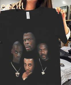 Retro New York Knicks 90s Death Row Records Style Playoffs Black Shirt