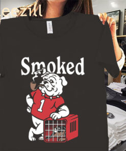 SMOKED Dog Mascots In College Football Shirt