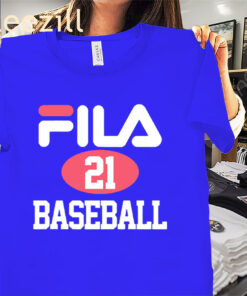 Sammy Sosa Fila 21 Chicago Cubs Baseball Shirt
