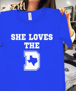 She Loves The Texas Map T-shirt