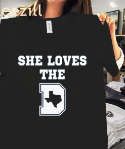 She Loves The Texas Map T-shirts