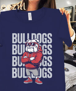 Vintage Retro Bulldogs Gift for Men Women Boys Girls Kids Tee