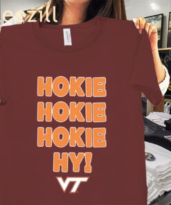 Virginia Tech Hokies- Hokie Hokie Hokie Hy VT Official Shirt