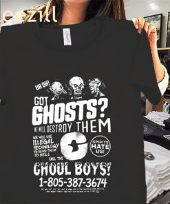 Watcher Ghoul Boys Shirt Ghosts Halloween 2025 Tee