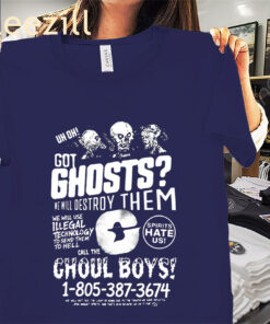 Watcher Ghoul Boys Shirt Ghosts Halloween 2025 Tees