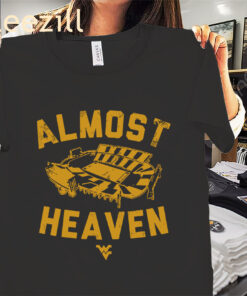 West Virginia Football- Almost Heaven Shirt- Mountaineers Game Day