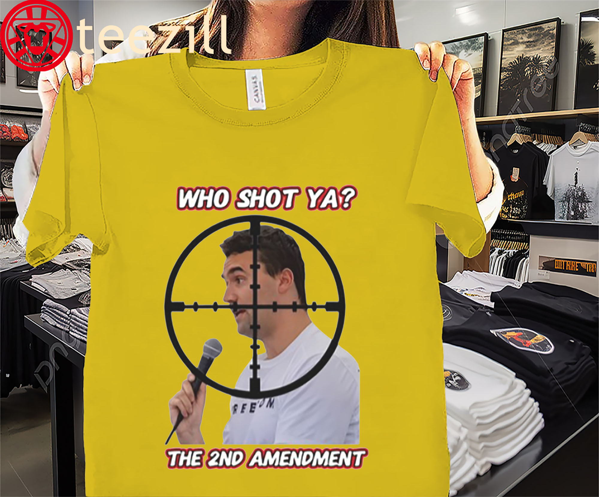 Who Shot Ya The 2Nd Amendment Shirt Charlie Kirk Unisex