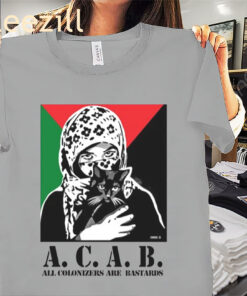 ACAB Men's Shirt All Colonizers Are Bastards T-Shirts