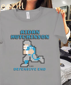 Aidan Hutchinson Style Retro Baller Shirt Detroit Lions Tee